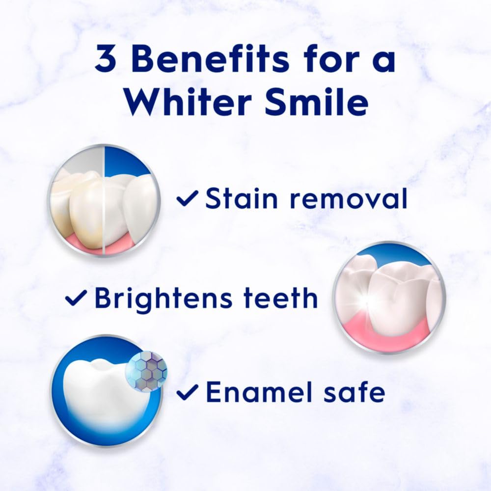Teeth Whitening Toothpaste, Radiant Mint, 3.3 oz, Pack of 3 E503829