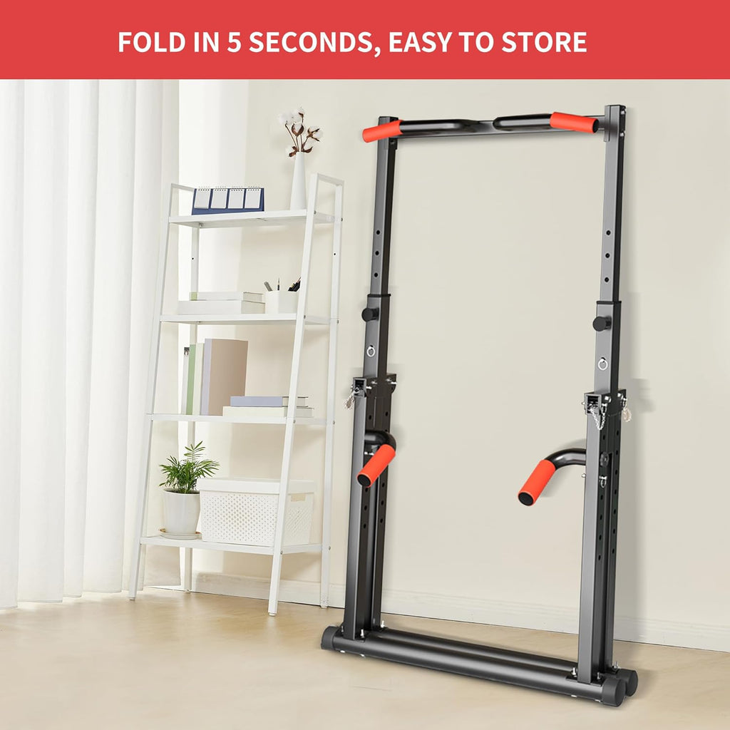 Foldable Pull Up Bar Station for Home Gym Strength Training G198