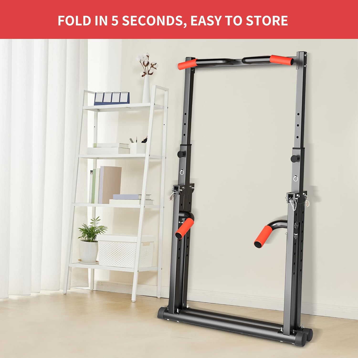 Foldable Pull Up Bar Station for Home Gym Strength Training G198