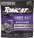 Tomcat Advanced Brand Mouse Bait with Refillable Station, Indoor and Outdoor Use, 1 Station and 6 Poison Block Refills