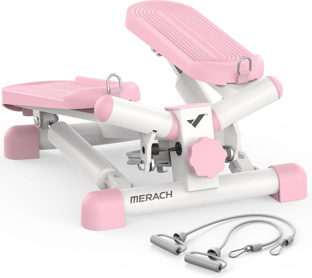 Mini Stepper with Resistance Bands for Full Body Workout Q172701