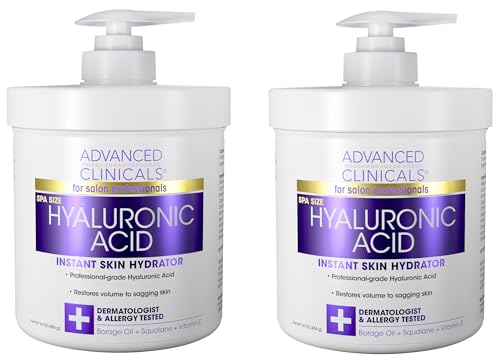 Advanced Clinicals Collagen Body Cream Moisturizer Lotion + Collagen Body Oil Skin Care 2 Piece Set – Tightening, Firming, & Hydrating Skin Care Set To Reduce Crepey Skin, Wrinkles, & Stretch Marks