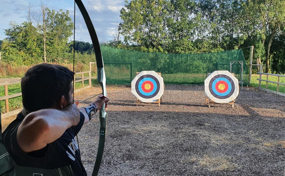 Takedown Recurve Bow 60" for Adults, Outdoor Practice & Hunting D58663