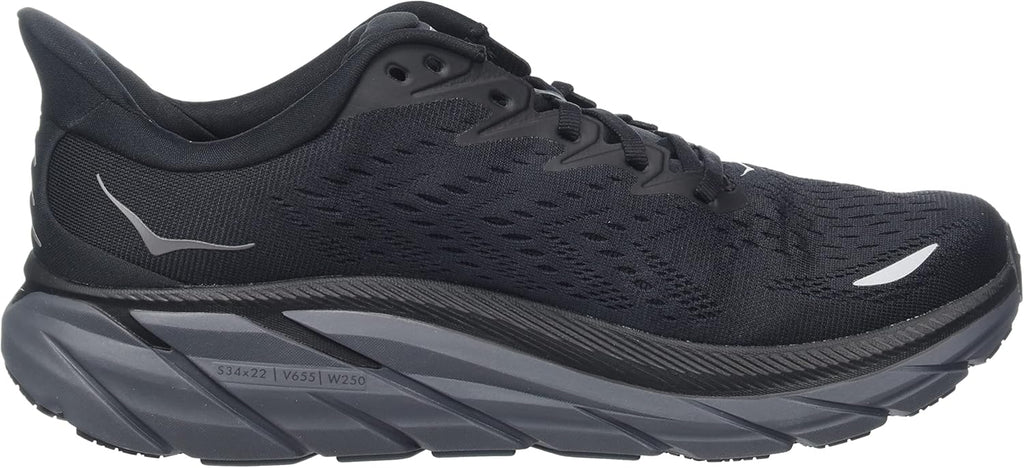 Men's Clifton Running Shoes, Black D267