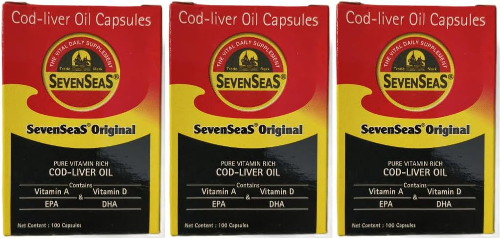 Seven Seas Cod Liver Oil, 300 Capsules