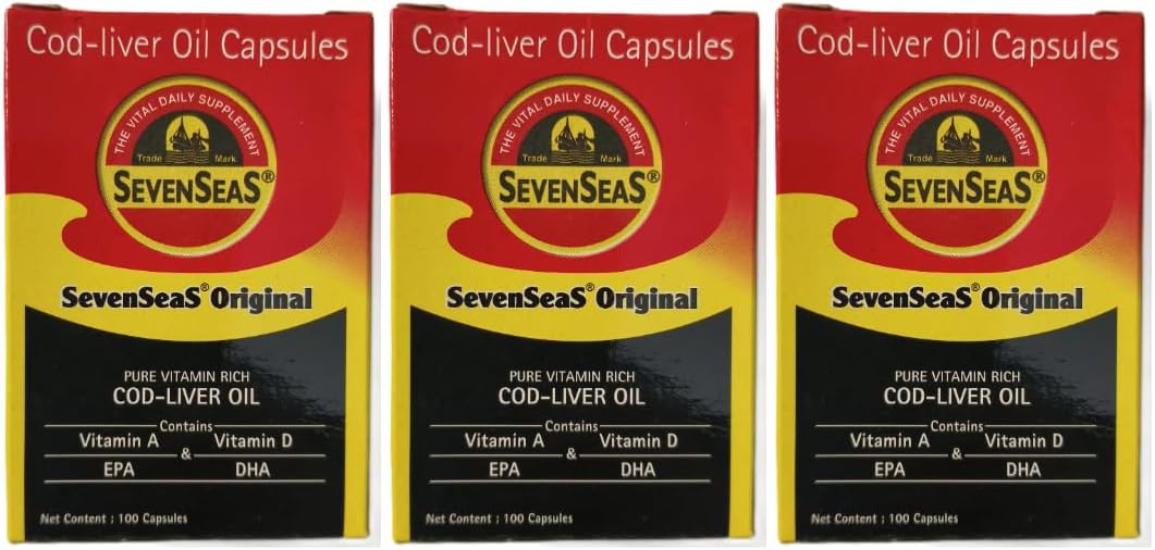 Seven Seas Cod Liver Oil, 300 Capsules
