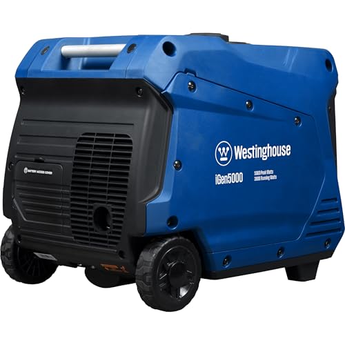 5000 Peak Watt Portable Inverter Generator, Remote Electric Start, RV Ready A28837