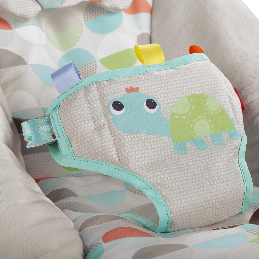 Baby Bouncer Soothing Vibrations Infant Seat with Toy Bar, 0-6 Months L689424