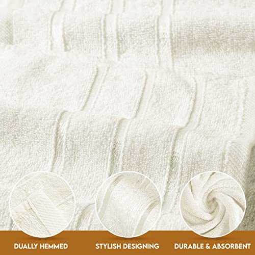 Oversized Bath Towels 4 Pack, Highly Absorbent Quick Drying, 27 x 54 Inches J695623