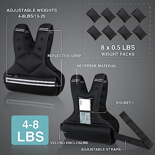 Adjustable Weight Vest for Running and Strength Training M5877