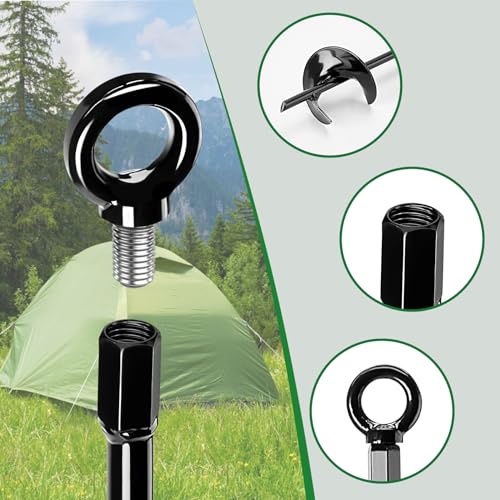 Heavy Duty Earth Anchors for High Winds, 6 Pack E956