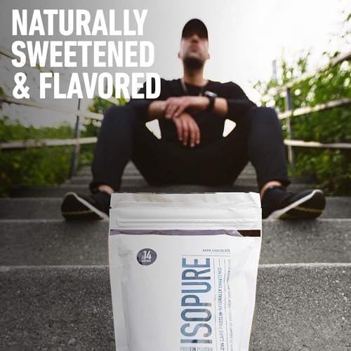 Whey Protein Isolate Powder, Chocolate, 25g Protein, Low Carb, 14 Servings Q9518