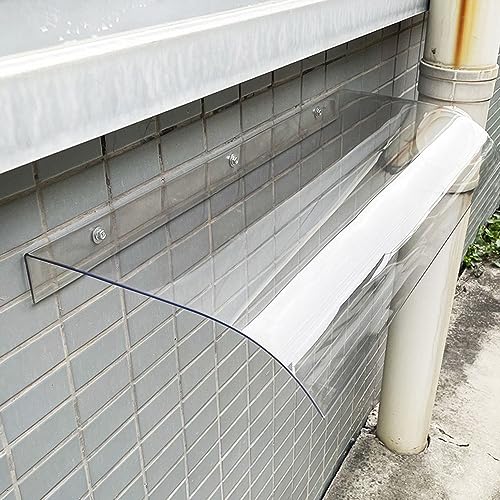 Clear Polycarbonate Window Awning for Porch Patio Rain Shelter B7531