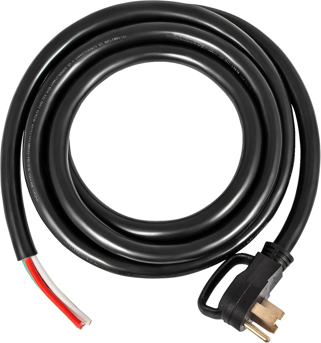 30Ft 50Amp Generator Extension Cord 6 Gauge STW 6/3+8/1 N14-50P to Bare Wire E490