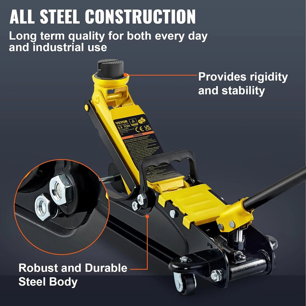 Low Profile Floor Jack 2.5 Ton Hydraulic H220