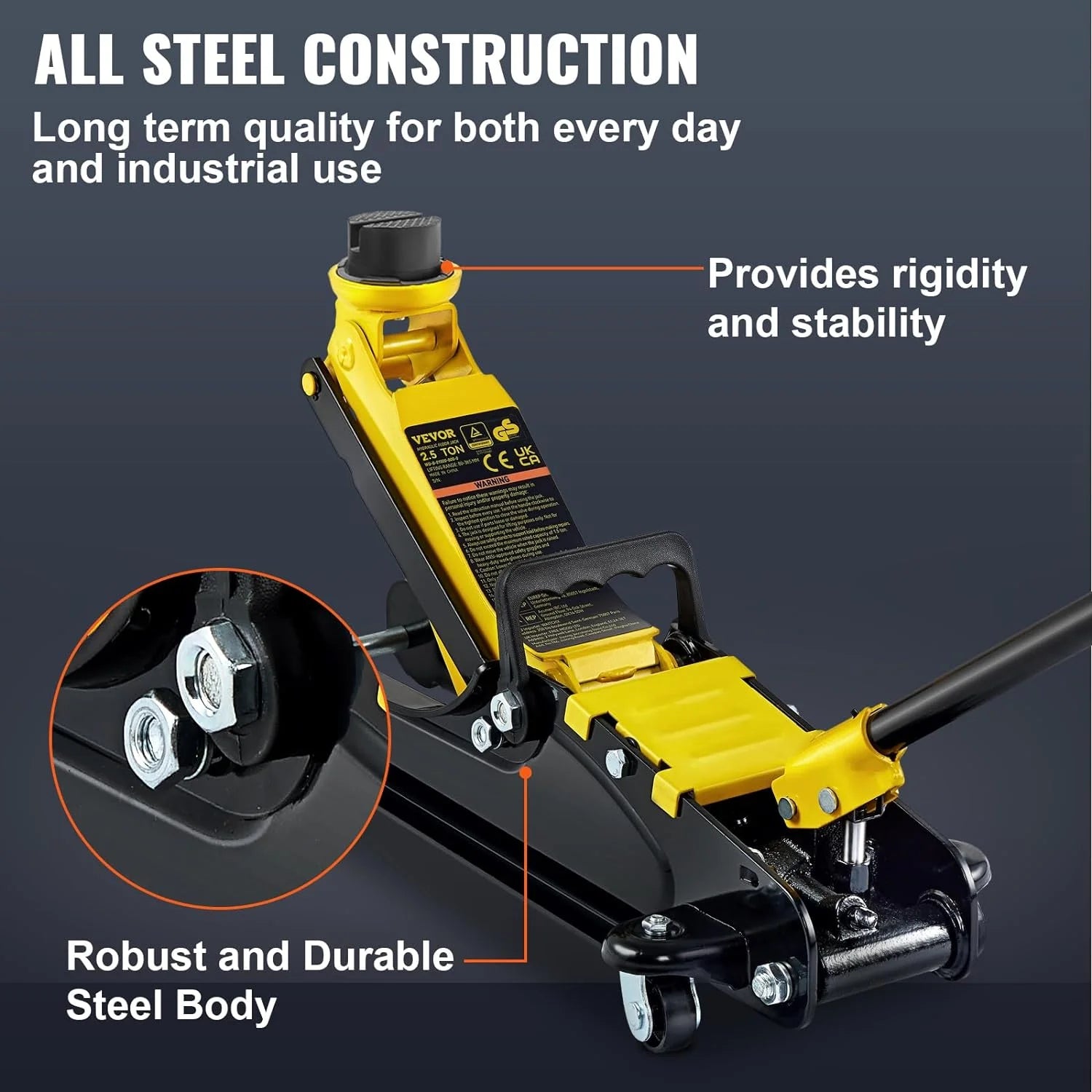 Low Profile Floor Jack 2.5 Ton Hydraulic H220