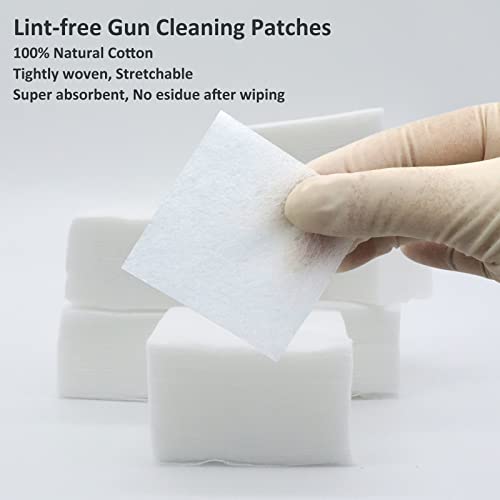 Gun Cleaning Supplies Case with Patches, Swabs, and Brushes L3274