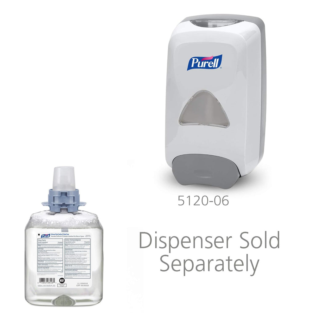 Fragrance Free Foam Hand Sanitizer Refill, 1200 mL, Pack of 4 M2266