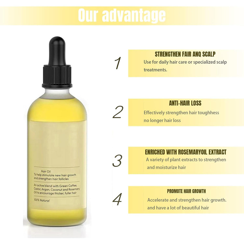 Rosemary and Parsley Seed Hair Growth Oil for Dry Scalp and Split Ends I952