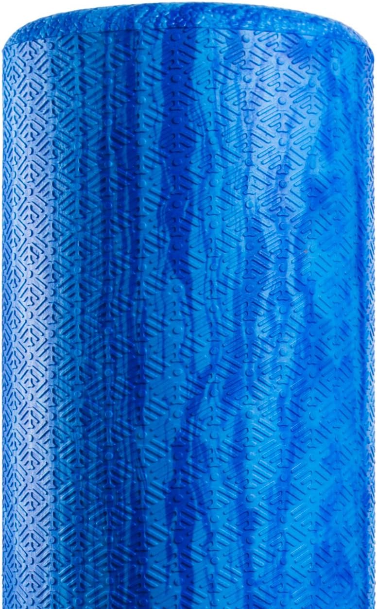 Soft Density Foam Roller for Physical Therapy, Pilates, Yoga, and Muscle Recovery - Blue 36" x 6" W624