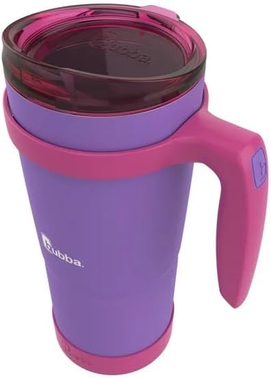 Vacuum-Insulated Stainless Steel Tumbler with Lid, 32 oz, Removable Bumper and Handle, BPA-Free Y50084