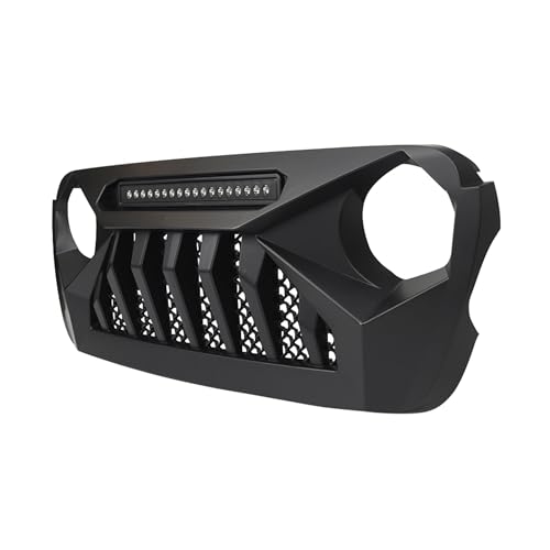 Front Grille with Mesh for Jeep Wrangler JL and Gladiator JT 2018-2023 Q896