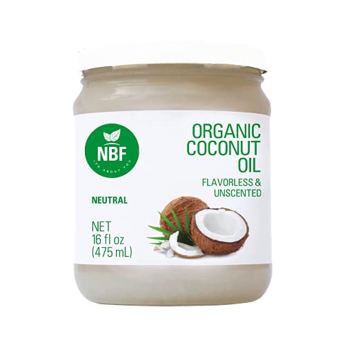 NBF Organic Coconut Oil 16 Fl Oz cold pressed