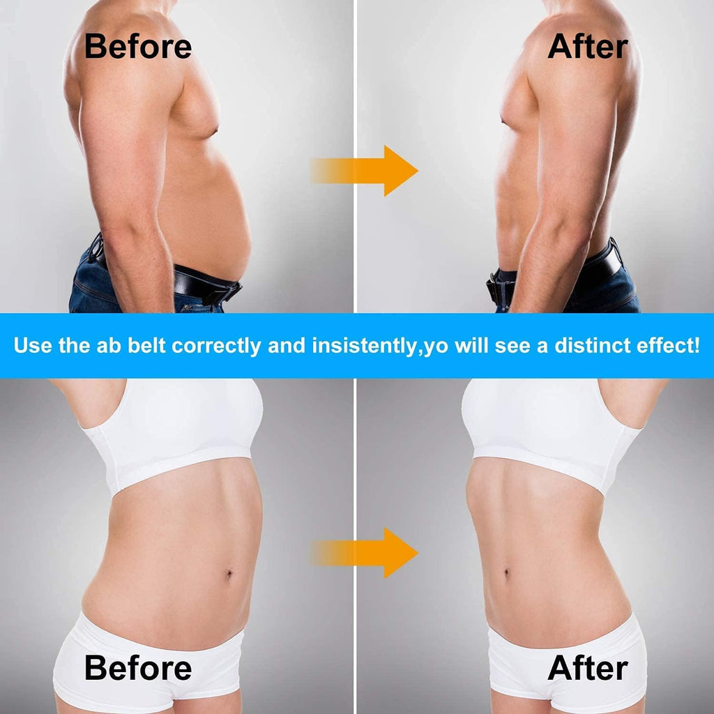 Electronic Abs Toning Belt with 9 Modes Pulse EMS Muscle Stimulator N56193