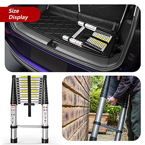 Telescoping Ladder Heavy Duty Aluminum 12.5 FT B8254