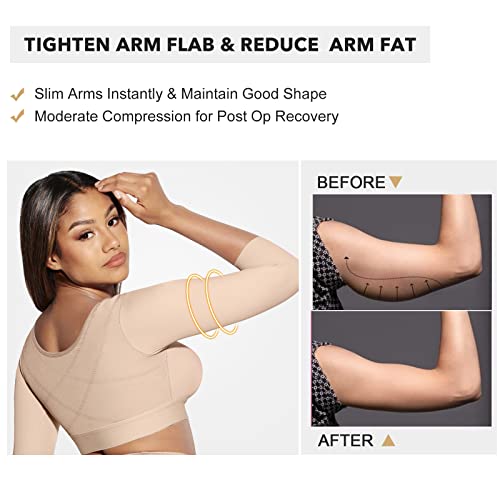 Arm Compression Sleeves for Women Post Surgery Shapewear B620641