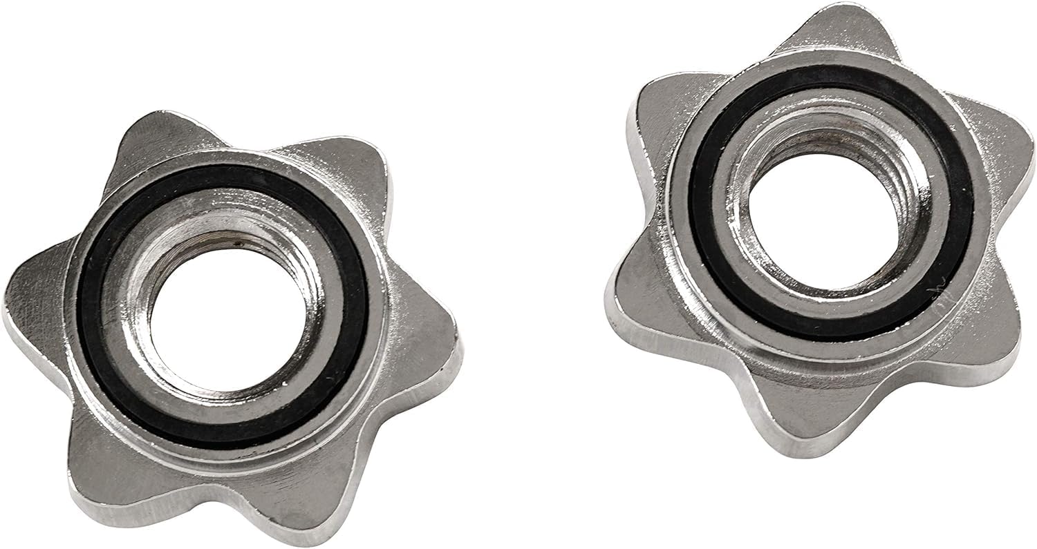 14" Threaded Chrome Dumbbell Bar Pair C560465