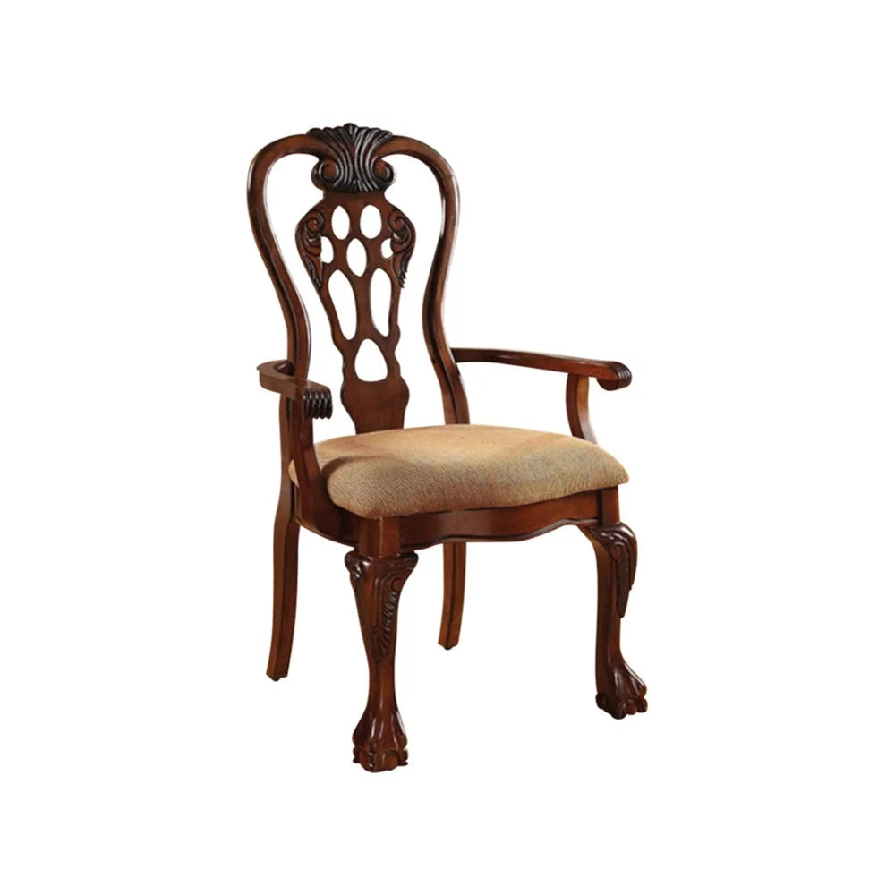 Arm Chair, Set of 2, Cherry Finish G723