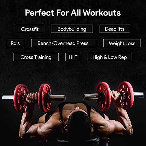 2 Inch Loadable Dumbbell Bar Heavy Duty Handle for Gym Workouts K9226