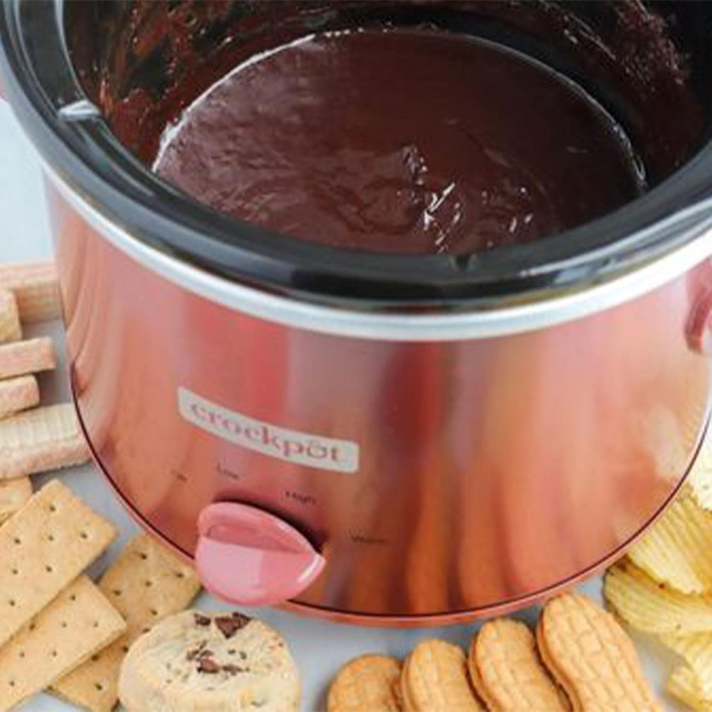 3 Quart Manual Slow Cooker with 3 Heat Settings, Removable Stoneware Bowl H9713