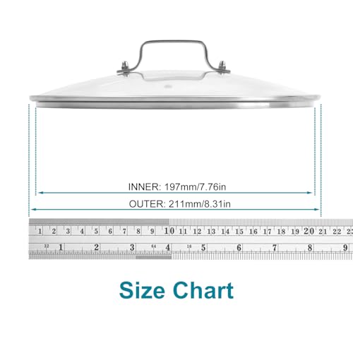 10 Inch Tempered Glass Lid for Pots and Pans K2849