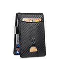 TRAVANDO Money Clip Wallet RIO - Mens Wallets slim Front Pocket RFID Blocking Card Holder Minimalist Mini Bifold Gift Box