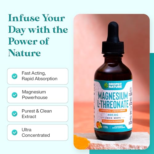 Liposomal Magnesium L-Threonate Liquid Supplement, Vegan, 2 oz V595