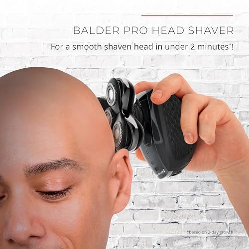 Cordless Head Shaver for Bald Men, Waterproof Wet & Dry Shaving with Replacement Head O21854