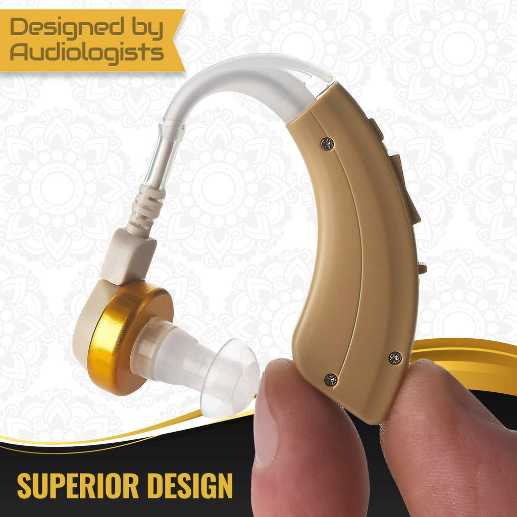 Rechargeable Behind the Ear Sound Amplifier for Hard of Hearing Z115