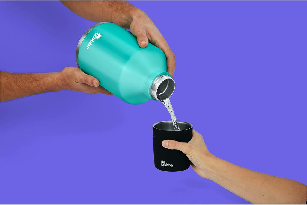 84oz Vacuum-Insulated Stainless Steel Water Bottle with Leak-Proof Lid and Carry Handle V44423