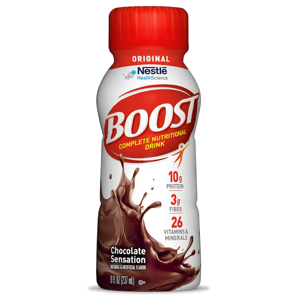 Boost Complete Nutritional Drink, Original Rich Chocolate, 12 Count