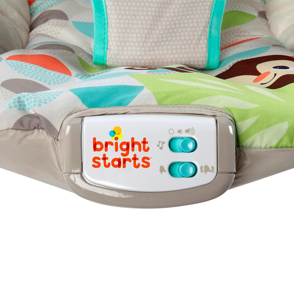 Baby Bouncer Soothing Vibrations Infant Seat with Toy Bar, 0-6 Months L689424