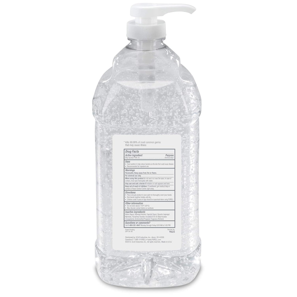 Hand Sanitizer Refreshing Gel, Clean Scent, 2-Liter Pump Bottle K199