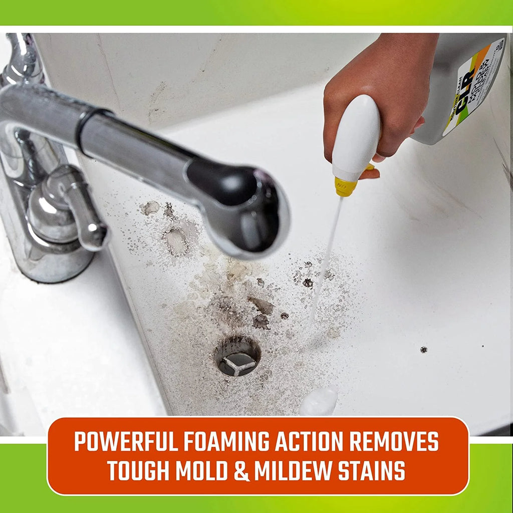 Mold & Mildew Stain Remover Spray, Bleach-Free, 32 oz, Pack of 4 Y365