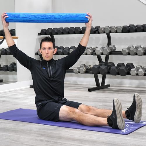 Foam Roller 36" x 4" for Physical Therapy, Pilates, Yoga, and Muscle Recovery P2003
