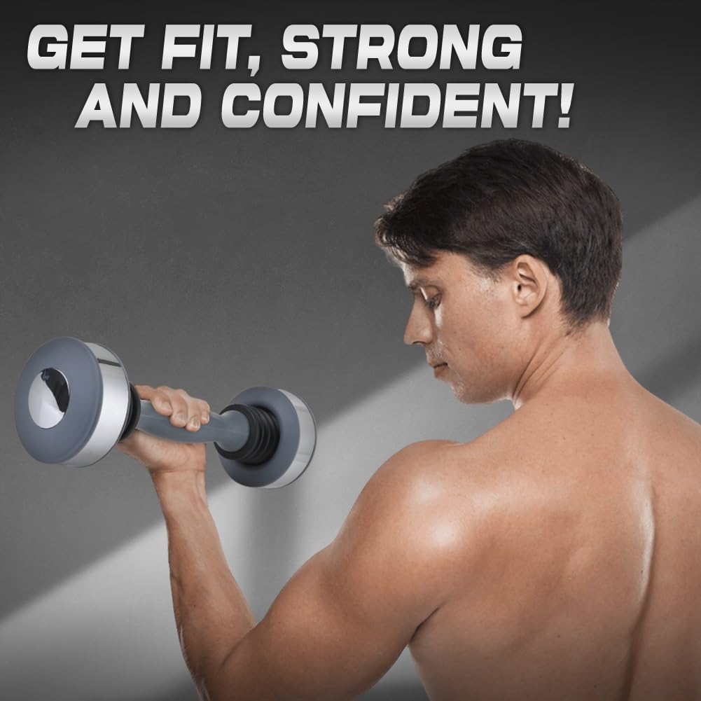 3 lbs Arm Firming Muscle Toning Dumbbell with Workout DVD A832977