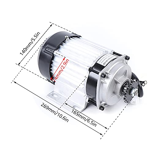 Electric Brushless Motor Kit, 48V Bicycle Trike Conversion with Speed Controller and Throttle L642