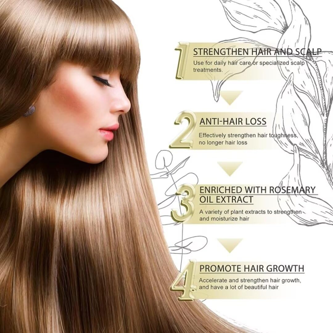Rosemary and Parsley Seed Hair Growth Oil for Dry Scalp and Split Ends I952