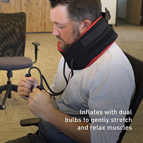 Cervical Neck Traction Device, Inflatable Neck Stretcher with Hand Pump E5138