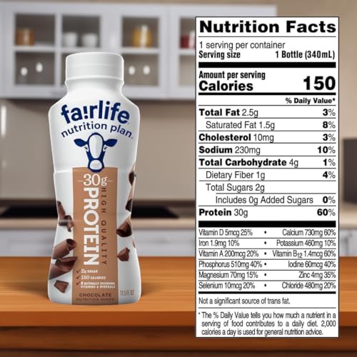Vanilla High Protein Shake, 30g Protein, 11.5 Fl Oz, 6 Pack S897